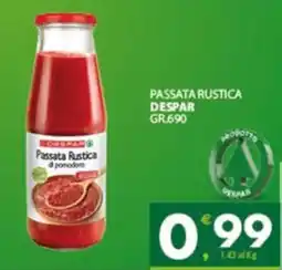 Despar Sicilia Passata Rustica Despar offerta