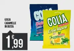 Netto Supermercati Golia caramelle in busta offerta