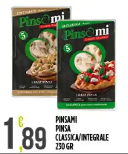 Netto Supermercati Pinsami pinsa classica/integrale offerta
