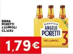 Despar Sicilia Birra Poretti 3 Luppoli offerta