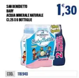 Adhoc San Benedetto Baby Acqua Minerale Naturale offerta