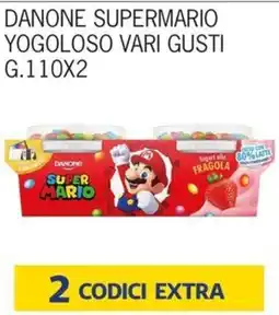 Rossotono Carrefour Danone Super Mario Yogoloso vari gusti offerta