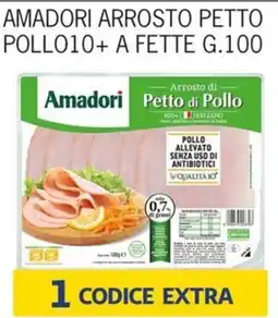 Rossotono Carrefour Arrosto di Petto di Pollo Amadori offerta