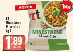 Rossotono Carrefour Minestrone 15 verdure offerta