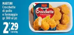 Rossotono Carrefour Martini Crocchette di pollo e formaggio offerta