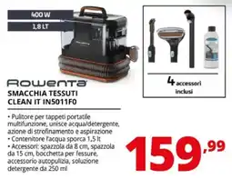 Comet Rowenta smacchia tessuti clean it in5011f0 offerta