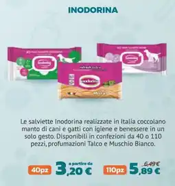 Joe Zampetti Salviette Inodorina offerta