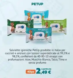 Joe Zampetti Salviette igieniche PetUp offerta