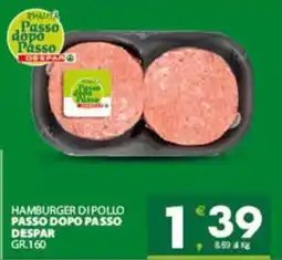 Despar Sicilia Hamburger di pollo Passo dopo Passo Despar offerta