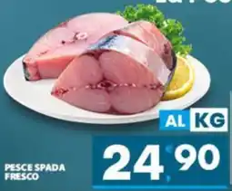 Despar Sicilia Pesce spada fresco offerta
