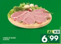 Despar Sicilia Lonza di suino a fette offerta