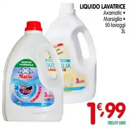 D'Ambros Liquido lavatrice Axamatic Marsiglia offerta