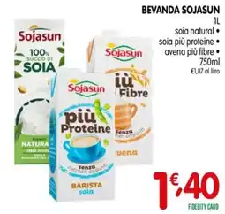 D'Ambros Sojasun bevanda soia offerta