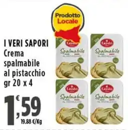 Rossotono Carrefour I veri sapori crema spalmabile al pistacchio offerta
