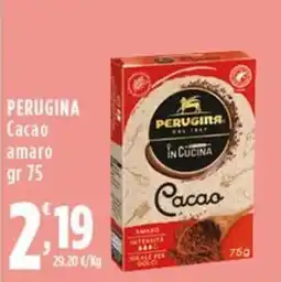 Rossotono Carrefour Perugina Cacao amaro offerta