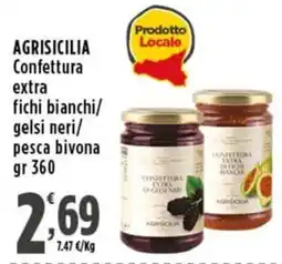Rossotono Carrefour Confettura extra fichi bianchi/gelsi neri/pesca bivona offerta