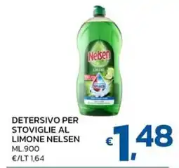 Ok Market Detersivo per stoviglie al limone Nelsen offerta