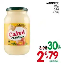 D'Ambros Maionese Calvé Classica offerta