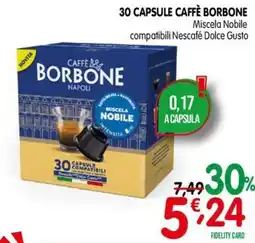 D'Ambros Caffè Borbone Miscela Nobile offerta