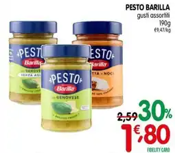D'Ambros Pesto Barilla gusti assortiti offerta