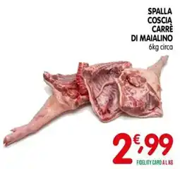 D'Ambros Spalla coscia carrè di maialino offerta