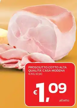 Ok Market Prosciutto cotto alta qualità Casa Modena offerta