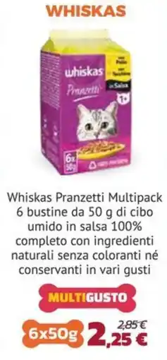 Joe Zampetti Whiskas Pranzetti offerta