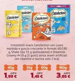 Joe Zampetti Catisfactions snack offerta