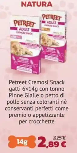 Joe Zampetti Petreet Cremosi Snack gatti offerta