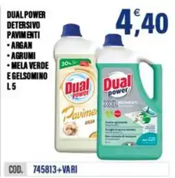 Adhoc Dual power detersivo pavimenti offerta