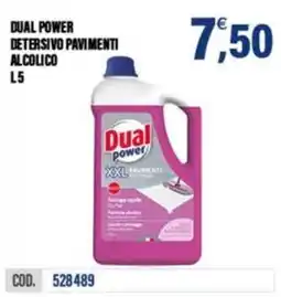 Adhoc Dual power detersivo pavimenti alcolico offerta