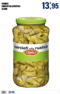 Adhoc Carciofi alla rustica D'Amico offerta