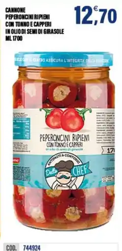 Adhoc Peperoncini ripieni con tonno e capperi offerta