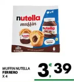 Despar Sicilia Muffin Nutella Ferrero offerta