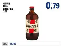 Adhoc Ichnusa birra non filtrata offerta