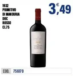 Adhoc Primitivo di Manduria offerta