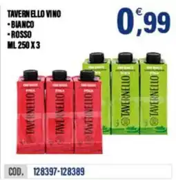 Adhoc Tavernello vino offerta