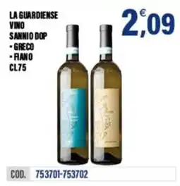 Adhoc La Guardiense vino offerta