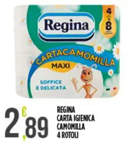Netto Supermercati Regina carta igienica camomilla offerta