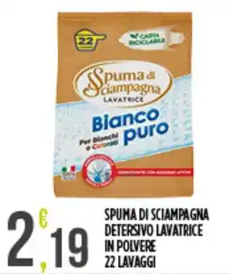 Netto Supermercati Spuma di sciampagna lavatrice offerta