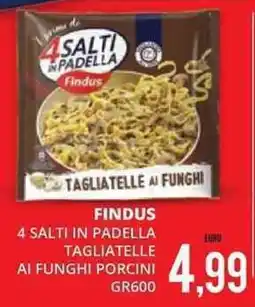 Mazzeo Giocattoli Findus 4 Salti in Padella Tagliatelle ai Funghi Porcini offerta