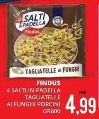 Mazzeo Giocattoli Findus 4 Salti in Padella Tagliatelle ai Funghi Porcini offerta