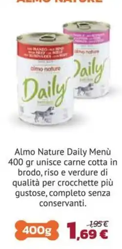 Joe Zampetti Almo Nature Daily Menù offerta