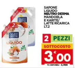 Despar Sicilia Sapone liquido neutro derma offerta