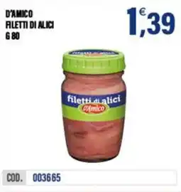 Adhoc Filetti di alici D'Amico offerta