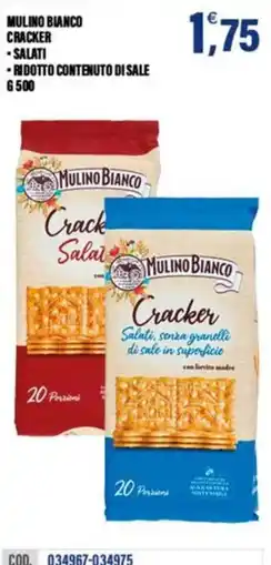 Adhoc Mulino Bianco Cracker Salati offerta