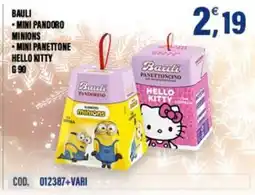 Adhoc Bauli mini pandoro minions mini panettone hello kitty offerta