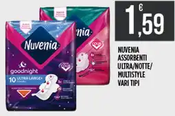 Netto Supermercati Nuvenia assorbenti ultra/notte/multistyle offerta