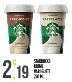Netto Supermercati Starbucks drink offerta