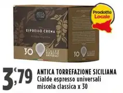 Rossotono Carrefour Antica torrefazione siciliana cialde espresso universali miscela classica offerta